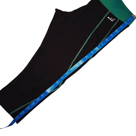 BCG | Tru-Wick | Black & Teal | Cropped Leggings | Size Small - Picture 5 of 5